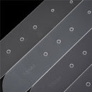 5pcs/set Acrylic Leather Belt Buckle Head End Templates Stencil Tool FE FT