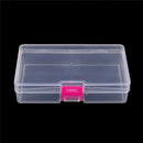 Plastic Clear Storage Box Jewelry Craft Container Organizer Case3CT