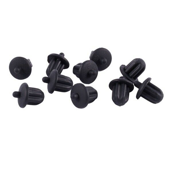 10x Black Rubber 6.35mm Audio Jack PC DVD Microphone Socket Dust Cover N3B6