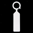 100pcs PP Tags Greenhouse Gardening Plant Ring Hanging Nursery Labels White