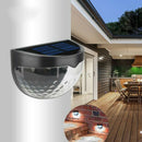 100mA 6 LED Garden Waterproof Solar Powered Fence Lamp Half-Round Wall Light