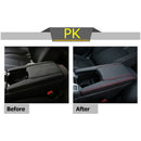 Leather Car Console Armrest Box Sleeve Cover Pad Center Storage Box Cover C K1S3