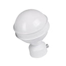 Fit for 28mm Window Treatment Rod Ends Caps Curtain Pole Finial, 1Pc White G