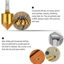 6pcs Hex Shank Five-blade Chamfering Drill Bit High Carbon Steel Titanium P S4M2