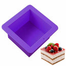 Silicone Square Toast Mould Cake Muffin Loaf Baking Pan Soap Bakewar Mold D J8M2