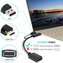 HDMI to DisplayPort Converter Adapter with USB Power, 4K HDMI to DP Adaptor for