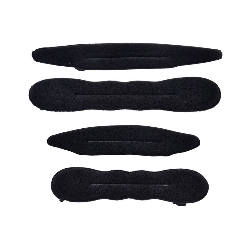 4 Pcs Magic Foam Sponge Hair Styling Clip Donut Bun Curler Maker Ring Tool T Bj
