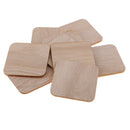 100 Pieces Blank Wood Squares Unfinished Wood Pieces Cutouts for DIY Pyrography