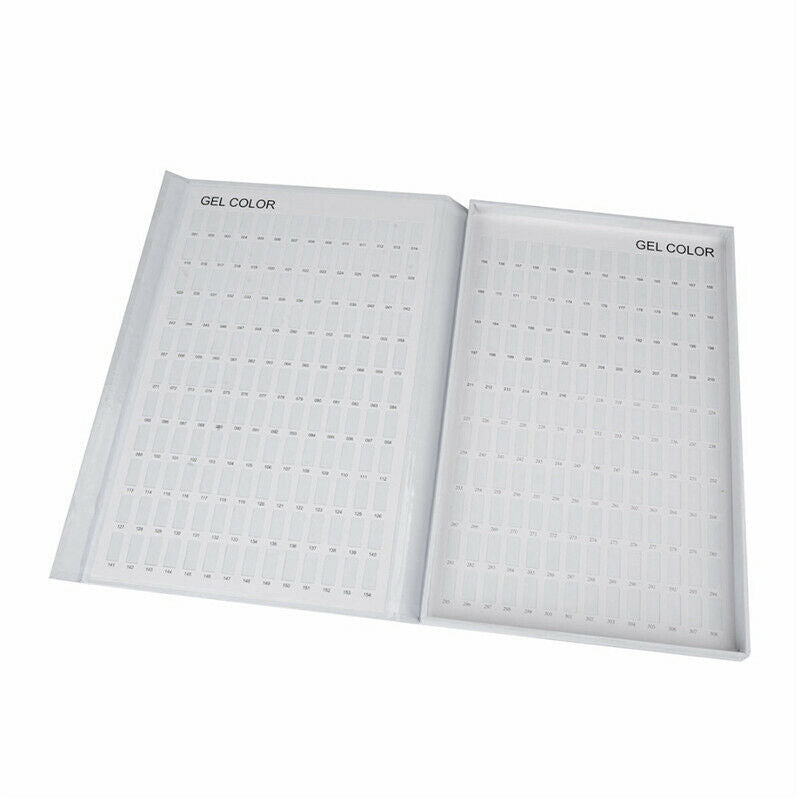 308 Color Nail Art Tips Display Book Chart Display Board Nail Polish Board  A4S3