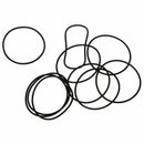 10 Pcs Black Rubber Oil Seal O Ring Gasket Washers 40mm x 37mm x 1.5mm Y6J5