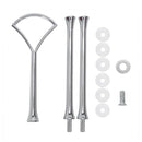 1 set 2 3 Tier Cake Plate Stand Heavy Metal Center Handle Fitting Hardware  R2F2