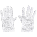 New Elegant Ladies Short Lace Gloves Costume, Available in White W3S9