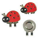 Lady Bug Golf Ball Marker Bonus Magnetic Hat Clip Alloy HOT Cure