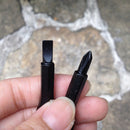 2Keys Black Stainless Keychain Pocket Tool Screwdriver Set EDC Multifunction FT