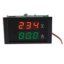 AC80-300V 100A Display LED Digital Voltmeter Ammeter Volt Amp Panel Black