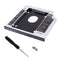 9mm SATA to SATA 2nd SSD Caddy Case Hard Disk Drive Enclosure CD-ROM Optical