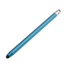 WK128 Round Dual Tips Capacitive Stylus Pen Touch Screen Pen (Light Blue)