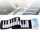 37 Keys Silicon Flexible Hand Roll Up Piano Soft Portable Electronic Keyboa