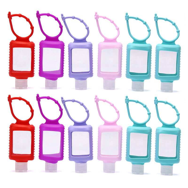 60ML Portable Travel Empty Bottle Cosmetic Refillable Bottle with Silicon Hol Nw