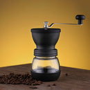 Manual Coffee Machine Grinder Mill Hand Crank Coffee Bean Grinder with Jar