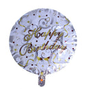 18-inch Round Music Pattern Balloons Birthday Party Decor Bar Xmas Gift BX