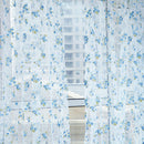 Floral Tulle Voile Door Window Curtain Drape Panel Sheer Scarf Valances