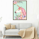 Flower Horse 5D Diamond DIY Painting Home Decor Cross Crafts Stitch Decor