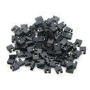 100Pcs Black 2.54mm Jumper Cap mini Jumper Short Circuit Cap Connection OH
