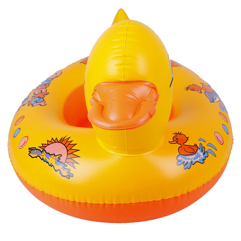 Duck Float Kids Inflatable Baby Toddler Swimming Swim Seat Pool Animal Ring ME