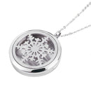 Aromatherapy Essential Oil Diffuser Necklace Stainless Steel Locket
