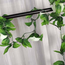 1 Pc Artificial Rose Flower Rattan Green Leaf Garland Vine Home Wall Party  F7C6