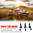 100pcs TR-414 Snap In Rubber Valve Stems TR414 Tubeless Tire Valves with Caps