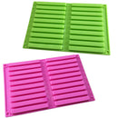 Grids Silicone Ice Cube Trays-Flexible Stackable Mini Cocktail Whiskey Ice Cube