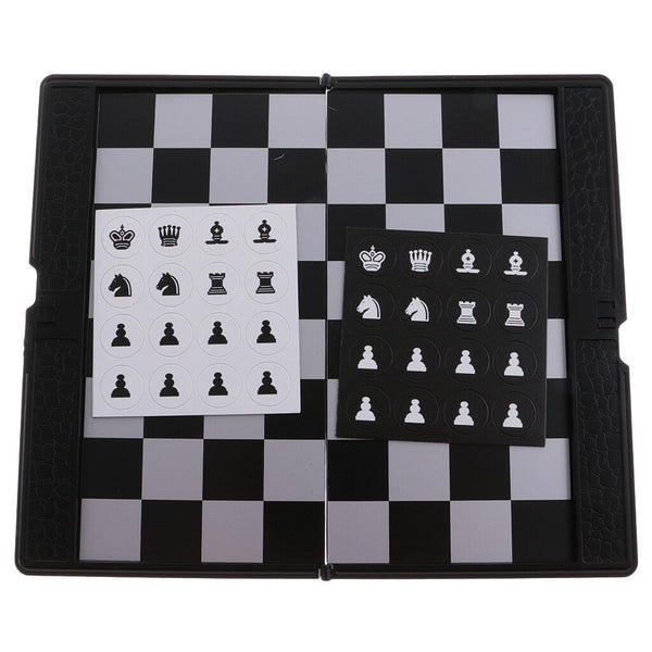 Foldable MINI Magnetic Chess Portable Wallet Pocket Chess Board Games Gifts
