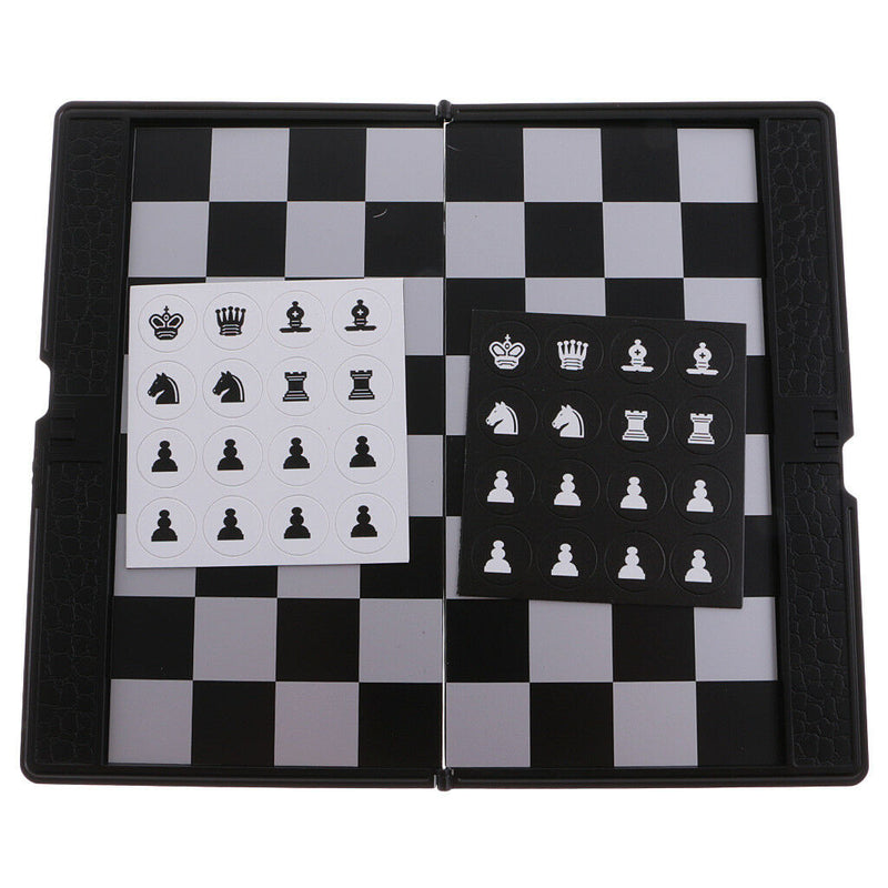 Foldable MINI Magnetic Chess Portable Wallet Pocket Chess Board Games Gifts