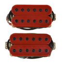 2Pcs Wired Electric Guitar  Pickup Luthier Supply Red