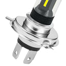 H4/BA20D/P15D 36W Motorcycle Headlight Bulb 3000LM Headlamp P15D White