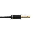 Sports Headphone Universal Phone Metal Headphones Ear Style(Black)
