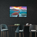 5D DIY Diamond Painting Turtle Full Round Drill Rhinestones Wall Picture