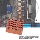 8Pcs Copper Graphics Video Card VRAM Cooling CPU Cooler Chip Radiator Sink N1N6