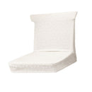 Polyester Seat Chairs Cover for Hotel, Restaurant, Wedding Part Decor-White