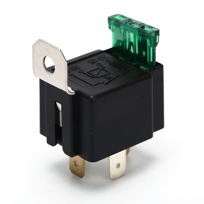 Waterproof prewired 5pin car relay harness holders 40A/12V with relay socket Bj