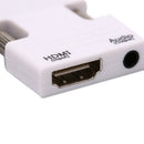 VGA To HDMI Adapter Full HD 1080P Audio Video Converter Laptop PC To TV AV Hn