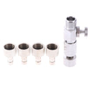 Airbrush quick release coupling disconnect adapter with 1/8" plug fitting paï¼D