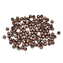 500 Copper Tone Round Spacer Beads 4mm B6Z8