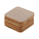 100 Pieces Blank Wood Squares Unfinished Wood Pieces Cutouts for DIY Pyrography