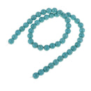 Wholesale Round Blue Turquoise Stone Spacer Beads DIY Jewelry Making 15"