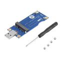 Mini PCI-E Wireless to USB with SIM Card Slot WWAN LTE Module Adapter Card A