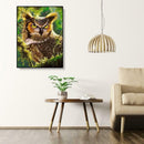 Animal Cross Stitch 5D Full Drill Diamond Painting Embroidery (Owl T153)