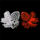 Pinecone leaves Metal Cutting Dies Stencil for DIY Scrapbook Album Card MakinLJ